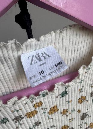 Кофта лонг в квіти zara 5