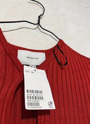 H&m edition шикарна кофтинка в рубчик 4