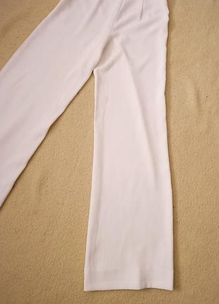 Широкие женские белые брюки палаццо xs, zara 9