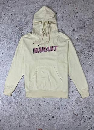 Ексклюзивне худі isabel marant miley logo hoodie made in portugal