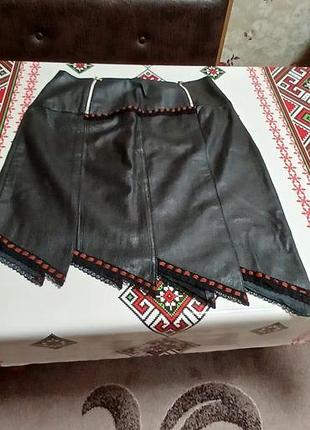 Юбка кожа