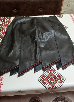 Юбка кожа 3