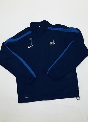 Спортивна куртка nike оригінальна синя вітровка