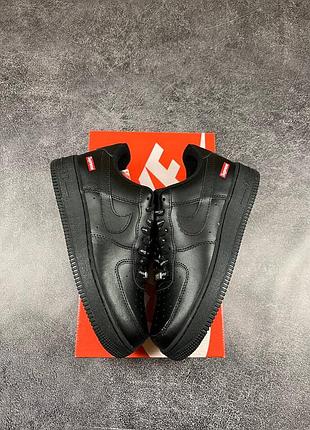 Кросівки nike air force 1 x supreme black