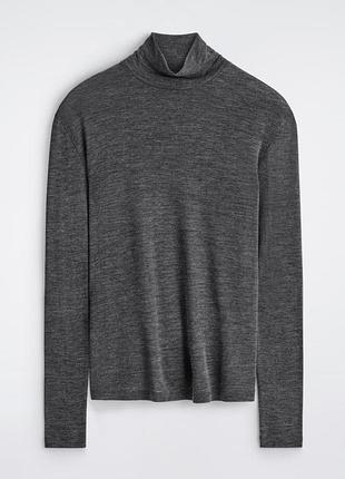 Гольф мужской cos slim wool-jersey roll-neck top / м 6
