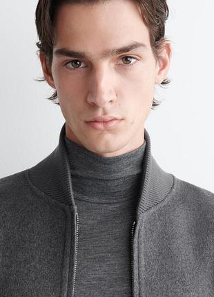 Гольф мужской cos slim wool-jersey roll-neck top / м 3