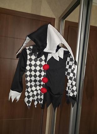 Костюм блазня клоуна костюми хелловін хэллоуин halloween helloween новий рік утренник