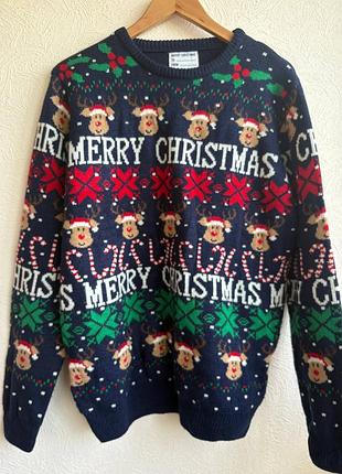 Primark новорічний светр merry christmas