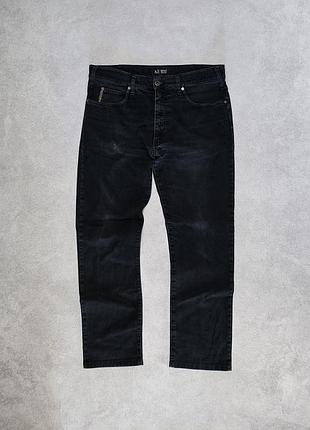 Джинси чоловічі armani jeans comfort fit чорні розмір w36