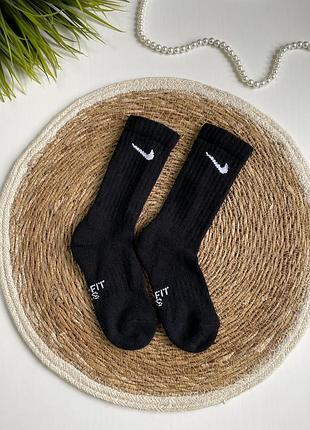 Шкарпетки носки високі nike чорні 8-9років