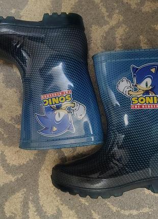 Чоботи для дітей sonic сині, розмір 27-27,5, довжина устілки 17-17,5 см