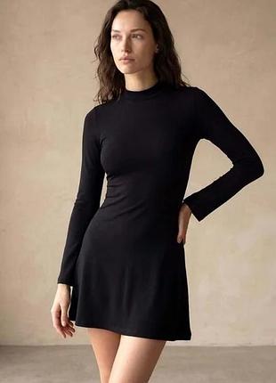 Сукня h&m чорна трикотажна