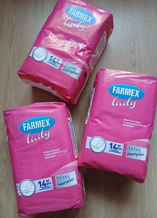 Урологічні прокладки farmex lady super 14 шт.