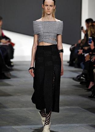Дизайнерська твідова спідниця proenza schouler