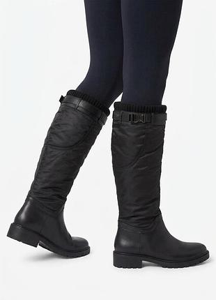 Высокие женские сапоги дутики dkny cascade knee high rain boots
