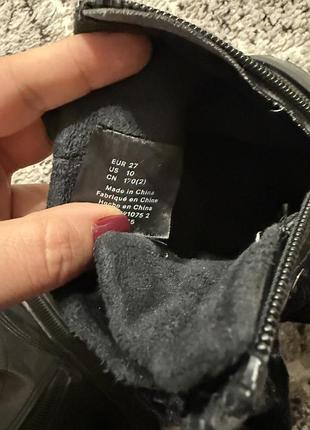 Черевики для дітей h&m чорні 4