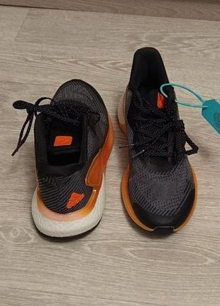 Кросівки чоловічі adidas alphaboost чорно-помаранчеві, розмір 40