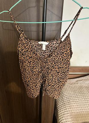Топ жіночий h&m леопардовий s