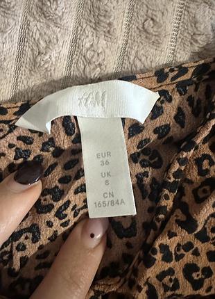 Топ жіночий h&m леопардовий s 3