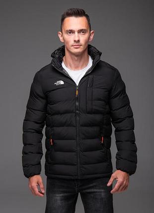 Чоловіча куртка демісезон , tnf з кишенею на грудях чорна l