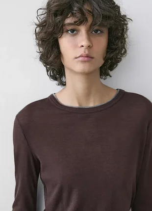 Лонг светр massimo dutti 4