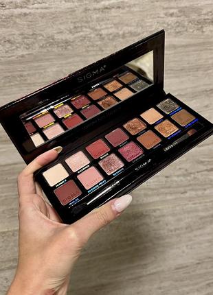 Палетка тіней sigma beauty warm neutrals eyeshadow palette