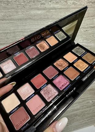 Палетка тіней sigma beauty warm neutrals eyeshadow palette 2