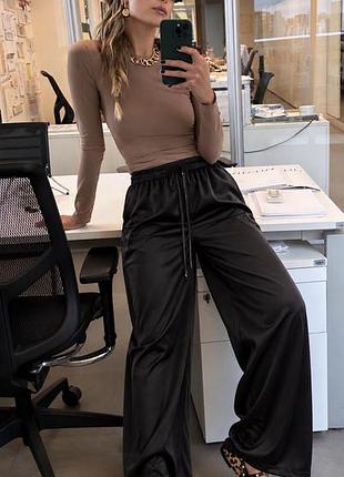 Брюки палаццо zara