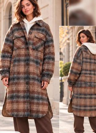 Пальто осіннє довге жіноче levi`s l в наявності довжина 116 см пог 66 см