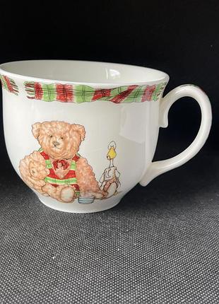 Вінтажна чашка teddy cup & saucer, виготовлену в англії