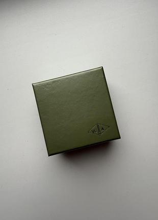 Коробка квадратна оливкова