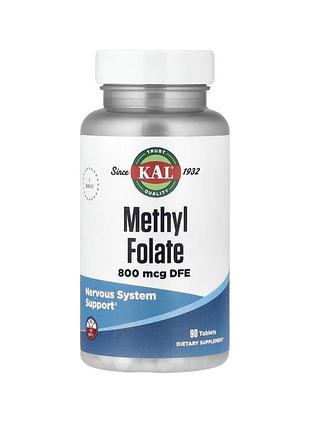 Біологічно активні речовини kal methyl folate 800 mcg dfe 90 таблеток