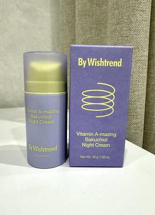 Крем для обличчя by wishtrend vitamin a-mazing bakuchiol night cream