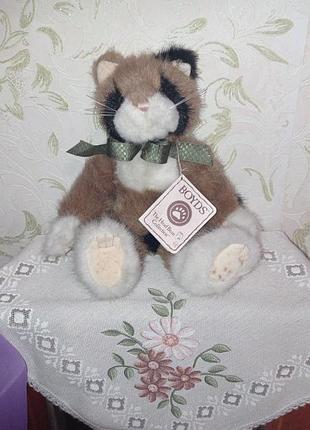 Винтажная коллекционная игрушка кот boyds bears purrkins p. pussytoes