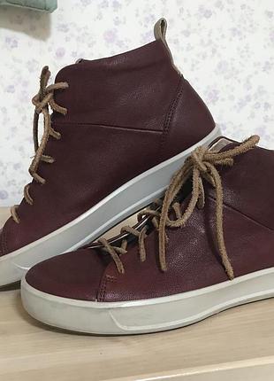 Черевики жіночі шкіряні демисезонні ecco, 36
