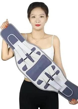 Ортопедический корсет для спины belt 1094 с большой опорной пластиной • пояс для поясницы для поддержки позвоночника и снятия боли