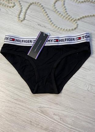 Трусики жіночі з бавовни з брендованою резинкою  tommy hilfiger розмір s арт. 5066🎀