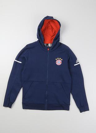 Дуже крута, оригінальна men’s adidas & fc bayern münchen 2017/2018 track full zip jacket blue