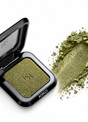 Тени для век kiko milano maxi mod high pigment eyeshadow - 42 jungle journey - холодный зеленый с золотистыми переливами (000304-42)