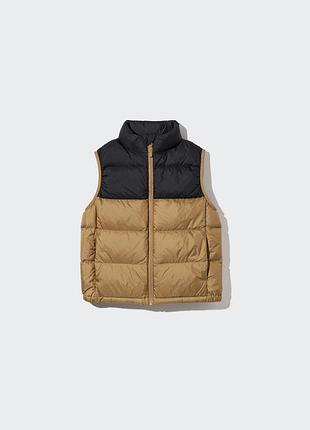 Жилетка пухова дитяча uniqlo утеплена