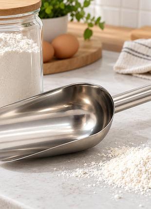 Совок для сыпучих продуктов bn-806 / инструмент для набора, дозировки и пересыпания ингредиентов