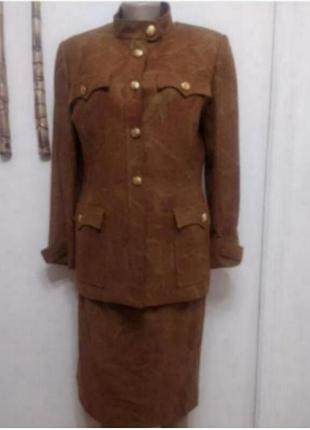 Подіумний вовняний,вінтажний костюм jean-louis scherrer boutique