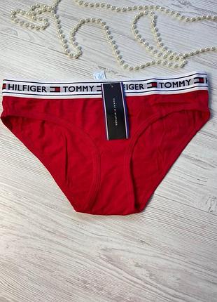 Трусики женские из хлопка с брендированной резинкой touch hilfiger размер l арт. 5066🎀