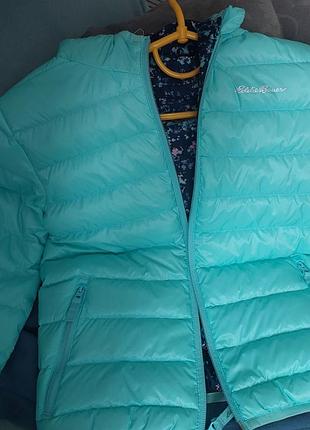 Куртка дитяча для дівчинки eddie bauer бірюзова
