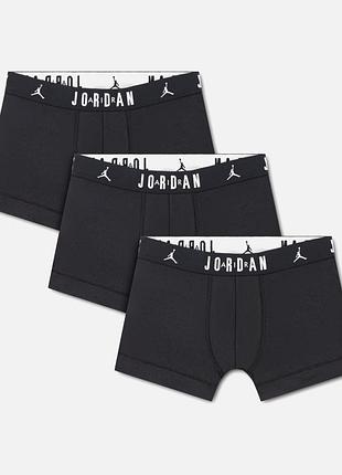 Труси-боксерки jordan mens 3pk flight coton trunk jm0891-023 s