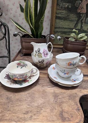 Вінтажна чайна пара spode
reynolds (англія), паттерн s2188 3