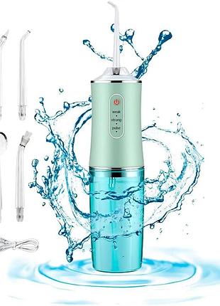 Портативный ирригатор для полости рта oral irrigator ∙ электрический ирригатор – флоссер для зубов ∙ usb зарядка