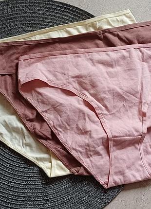 Трусики набор 3шт 100% хлопок primark