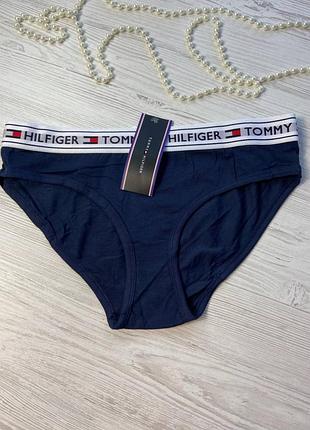 Трусики женские из хлопка с брендированной резинкой touch hilfiger размер l арт. 5066🎀