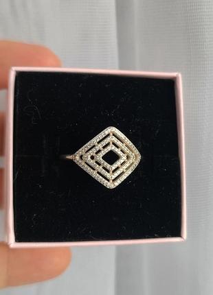 Кільце жіноче pandora з кристалами, розмір 60